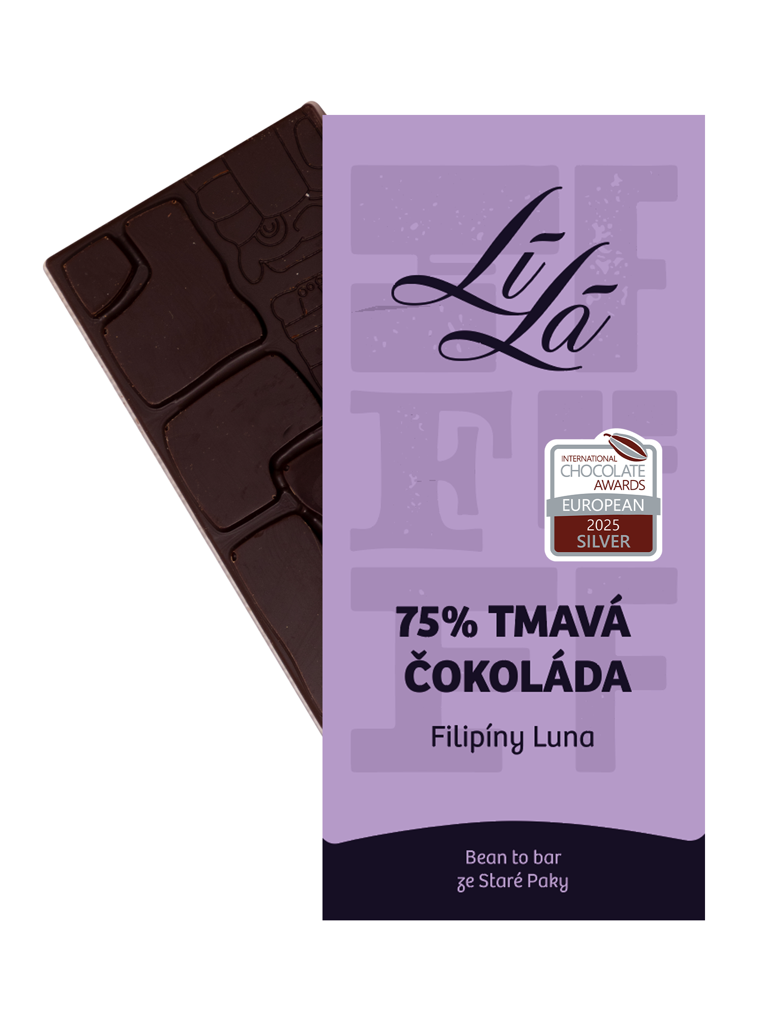 75% Tmavá čokoláda Filípiny Luna